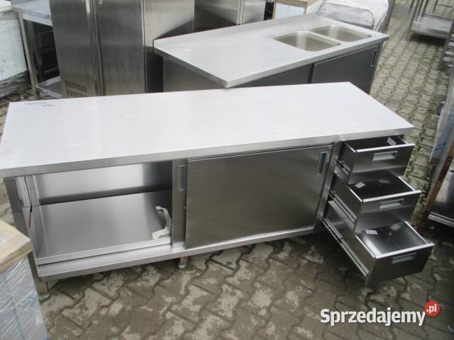 Stół Gastronomiczny Drzwi Suwane Szuflady Ostrów Wielkopolski