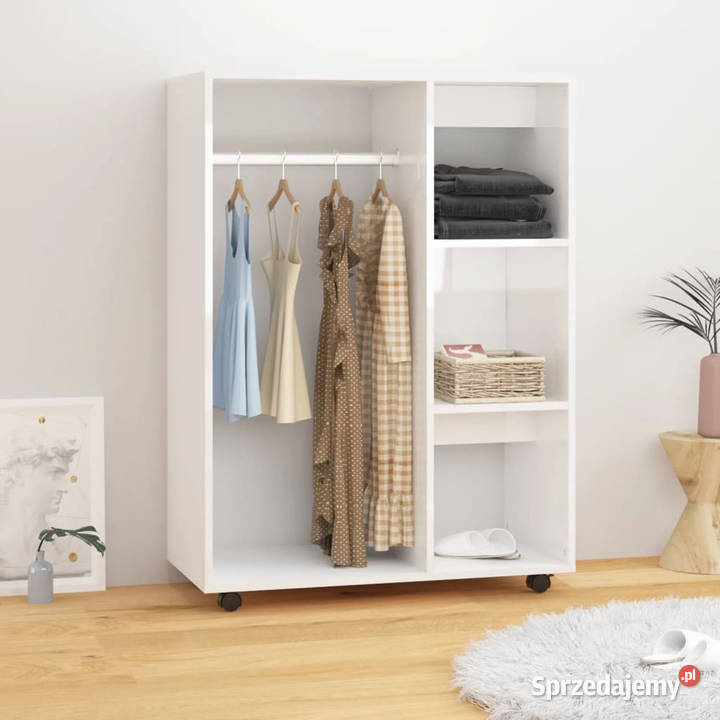 Szafa wysoki połysk biała 80x40x110 WM808519 Warszawa