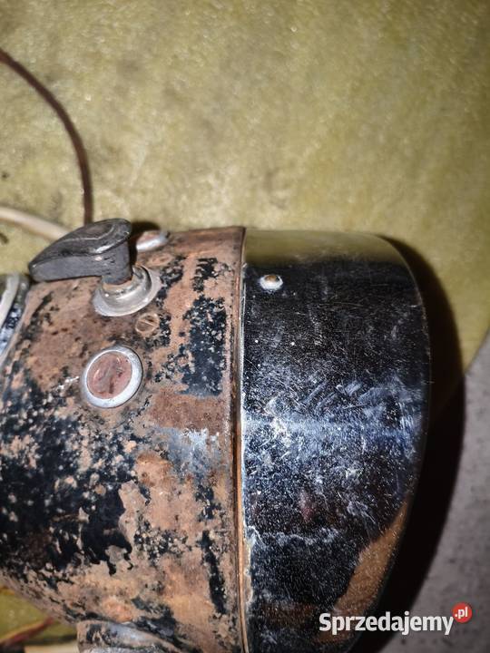 Lampa przednia z instalacją elektryczną M72 Leszno