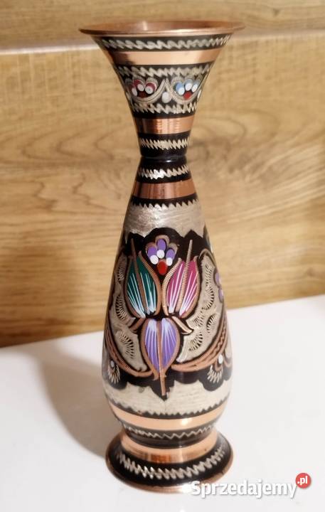 Wazon Minakari miedziany wys17 Inowrocław