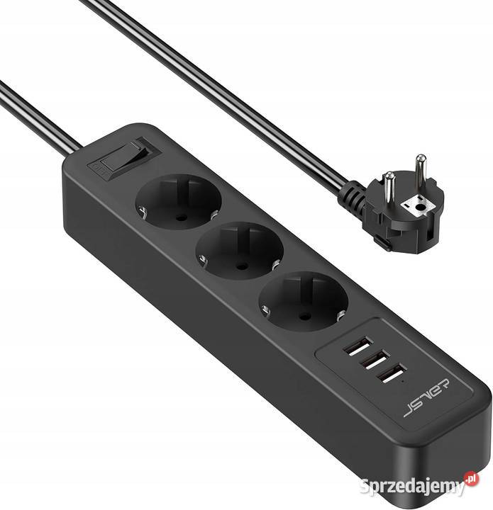 Listwa zasilająca 2 m 3 gniazd Myszyniec