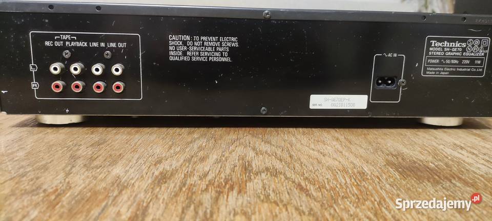 TECHNICS KOREKTOR GRAFICZNY SHGE 70 Kutno