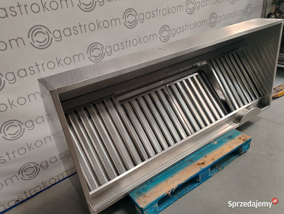 Okap przyścienny skrzyniowy z łapaczami dolnośląskie Wrocław sprzedam