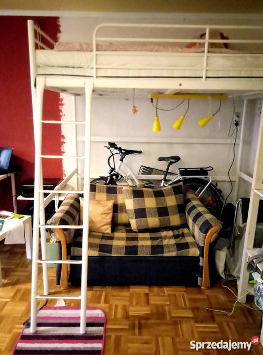 Łóżko piętrowe IKEA IKEA TROMSO dwuosobowe białe 208cm śląskie Bielsko-Biała