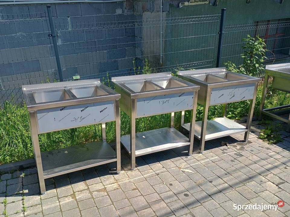 Basen Gastronomiczny 2 komorowy 80x60 Piekielnik