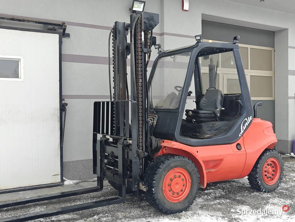 Wózek Linde H45D04 45T Diesel Perkins Podnosi 4m świętokrzyskie sprzedam