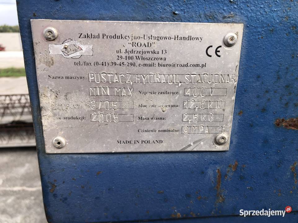 Pustaczarka MINI Produkcja Ostrowik