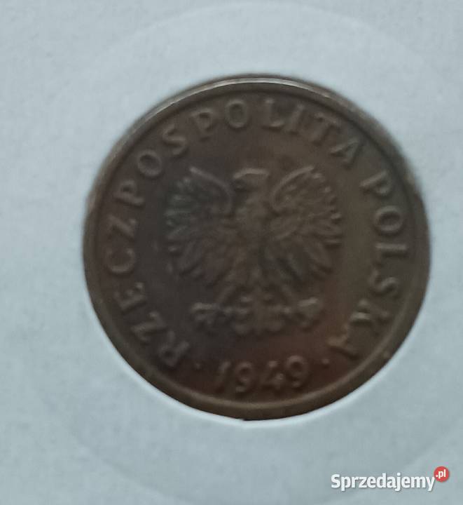 5 Groszy 1949 r Brąz Numizmatyka Konin sprzedam