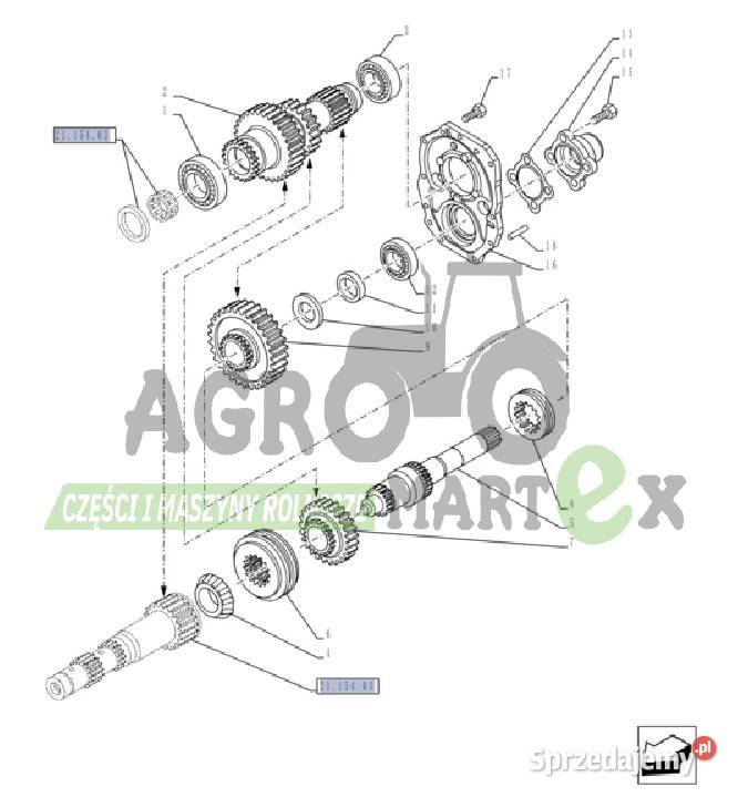 5195020 KOŁO ZĘBATE CNH Wichrów