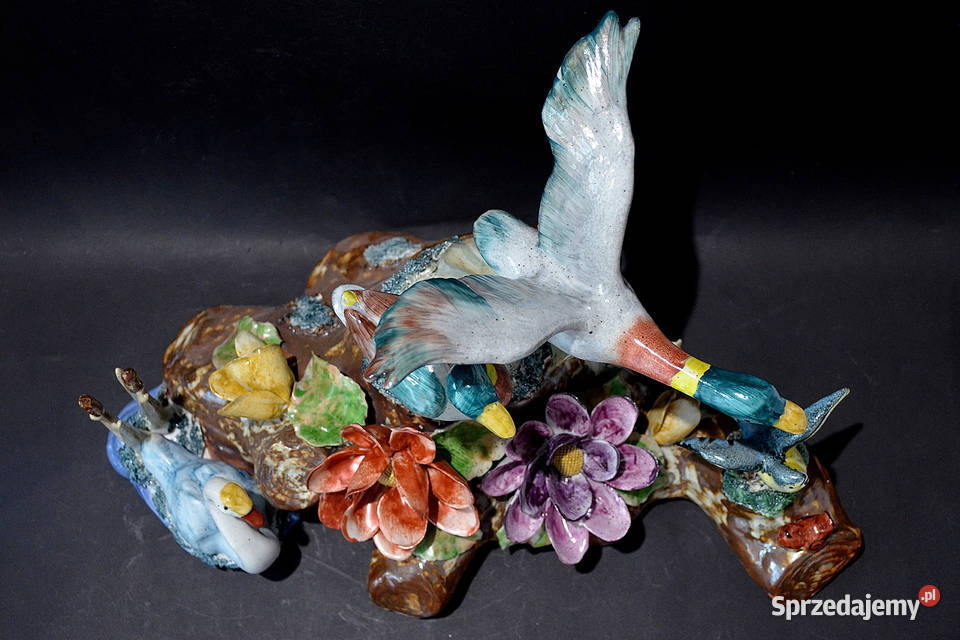 Porcelana Roceram Dzikie kaczki Ptaki wodne sprzedam