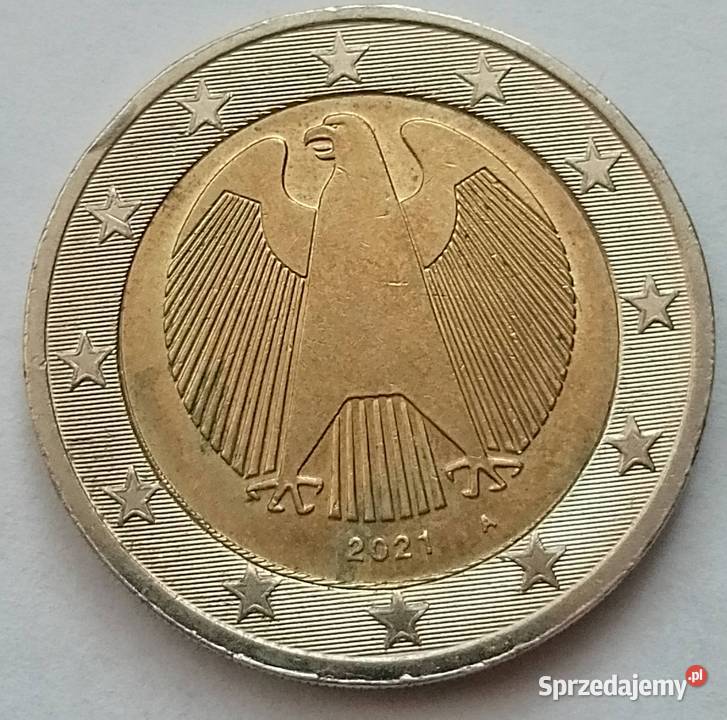2 Euro Niemcy 2019F 2019G2020F2021A Stan warmińsko-mazurskie Lubawa sprzedam