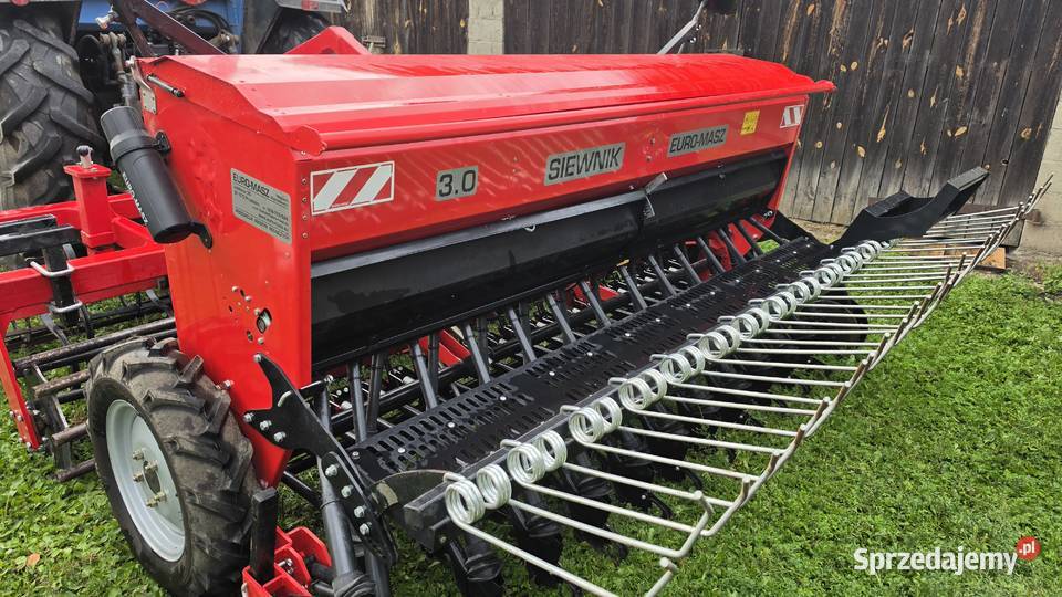 Siewnik EUROMASZ SR 30 Agregat AGROMIX 1020 mało nieuszkodzony Agregaty Rolnictwo Irenów