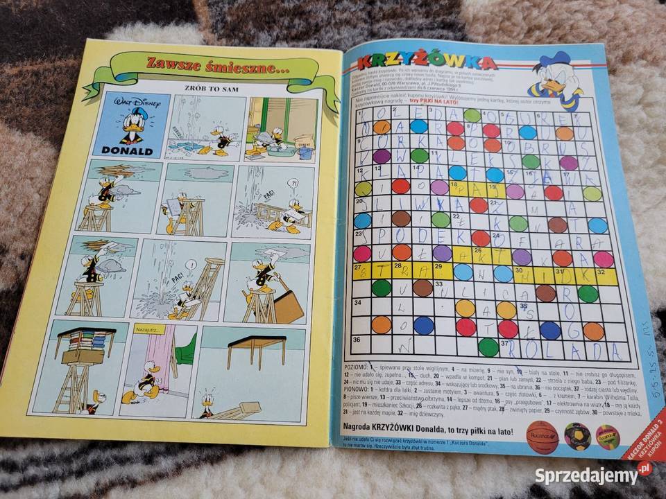 Kaczor Donald 21994 Rok wydania 1994 Komiksy pomorskie Gdynia