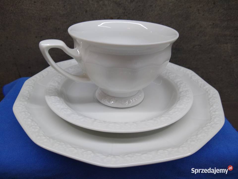 Filiżanka do kawy Rosenthal Biała Maria Classic wielkopolskie Kalisz