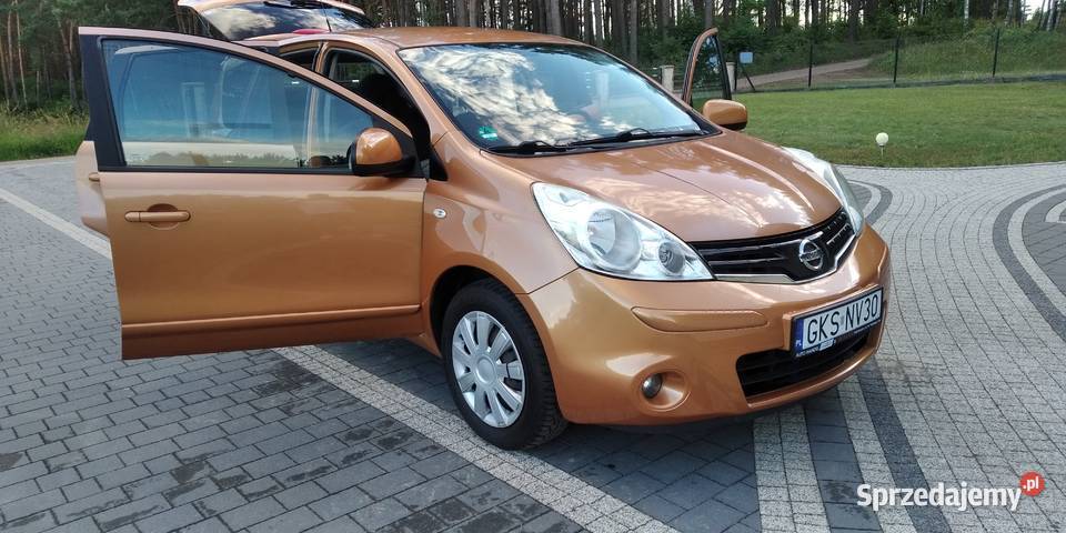 NISSAN NOTE LIFT14 KAT Z KLIMĄ POMARANĆŻOWOZŁOTY Kościerzyna sprzedam