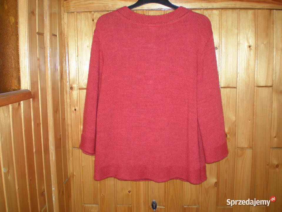 Sweter damski w kolorze czerwonym rozmiar 44 Piekary Śląskie