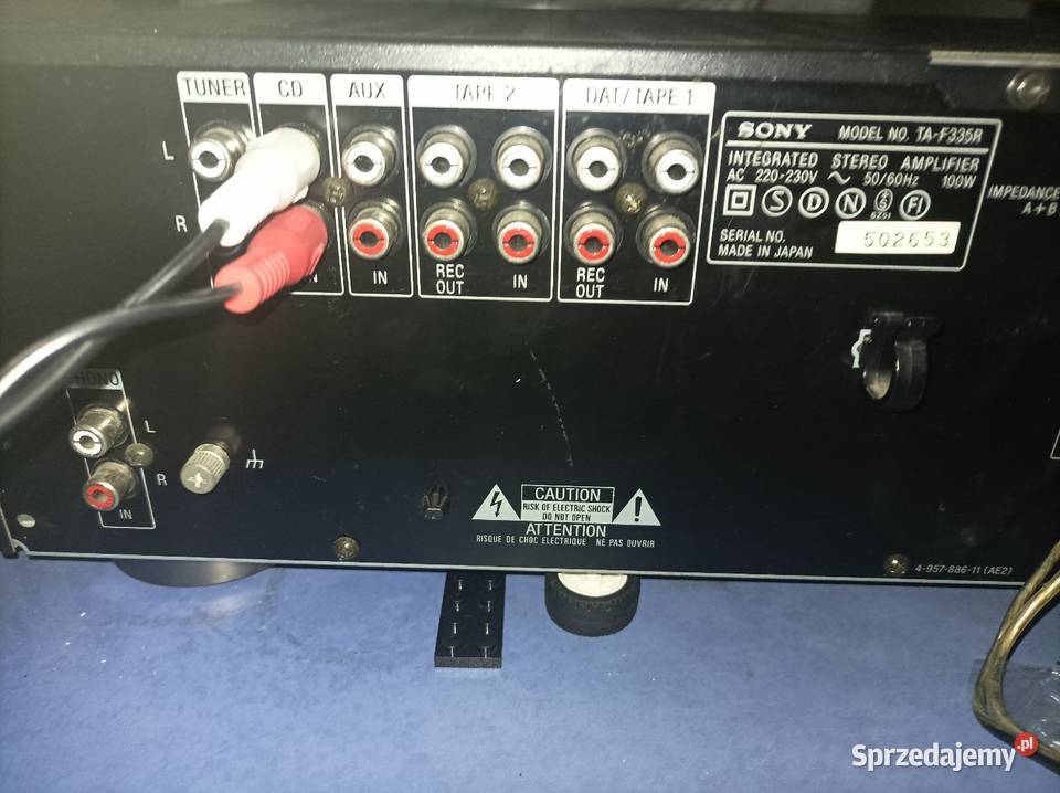 Wzmacniacz stereo Sony F335R Gorzów Wielkopolski sprzedam