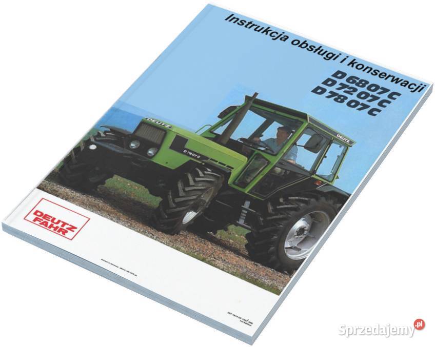 Deutz Fahr M 3640 M3640 Instrukcja katalog Szamotuły