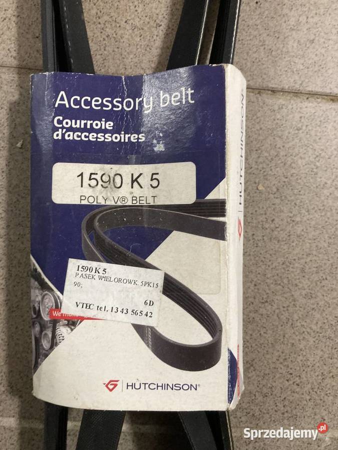 PASEK ALTERNATORA WIELOROWKOWY HUTCHINSON podkarpackie