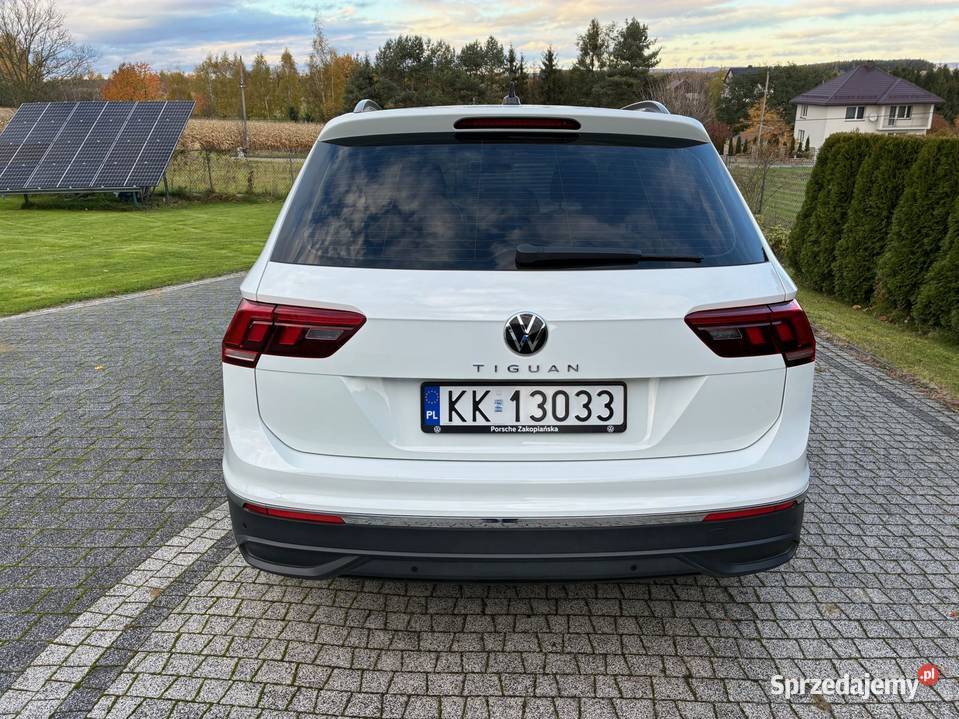 VW Tiguan 15 TSI EVO 150 2023r 1 właściciel manualna Sanka
