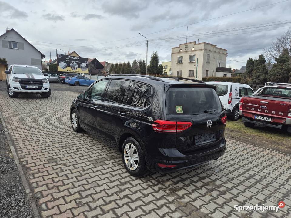 2019 Volkswagen Touran 7 osób FULL LEDy 16 TDI czarny Bujaków