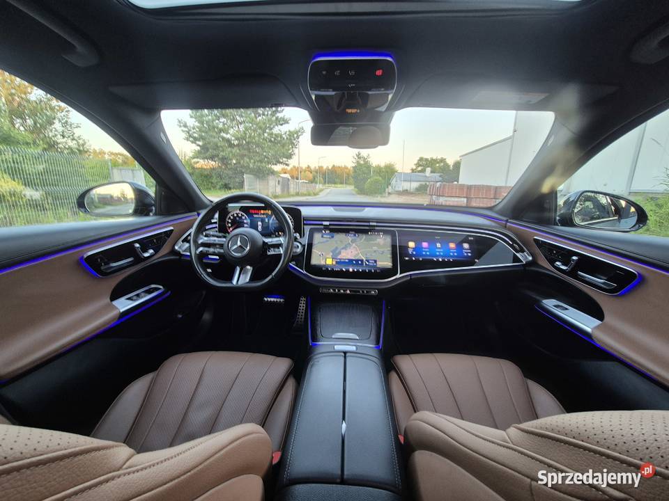 MercedesBenz Klasa E 300e 9GTRONIC AMG Line kurtyny powietrzne Mrągowo sprzedam
