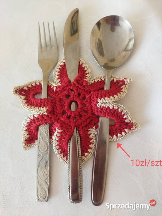 Gwiazda betlejemska na sztućce Ryczówek