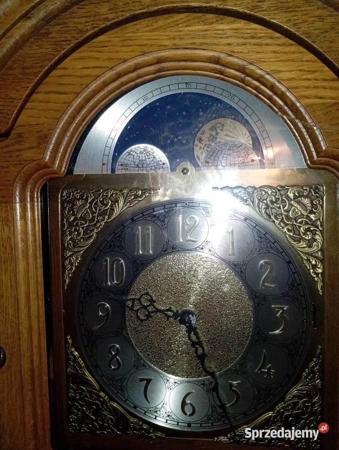 Fajny zegar stojący drewno Zegary Świdwin sprzedam