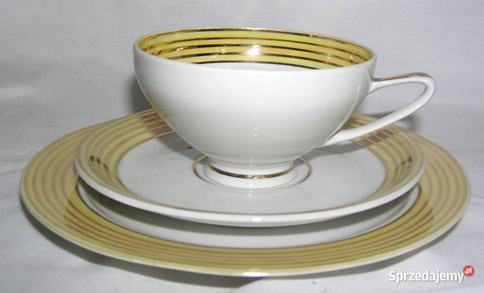 filiżanka vintage trio Hadrich und SohnD23 Bartków