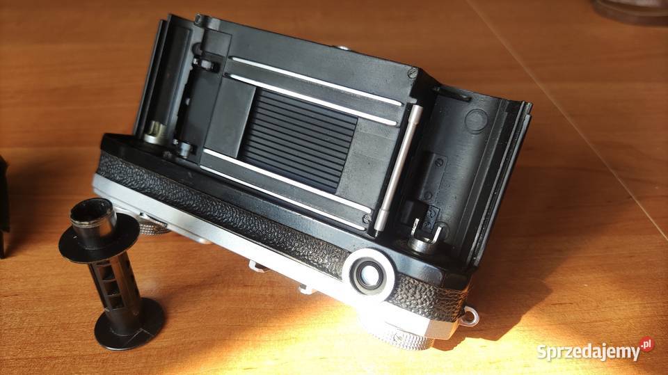 Aparat fotograficzny Kiev i obiektyw Jupiter 8M Aparaty śląskie Szałsza