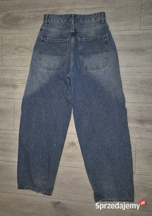 Spodnie jeansowe chłopiec Baggy Bershka 34XS Rozmiar 34 Łódź