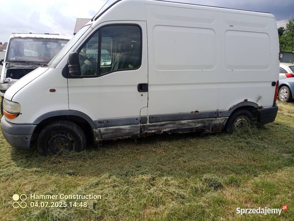 Renault master 2x dwa 25 d 80 zwykły diesel Rok produkcji 1999 Master Gaszowice