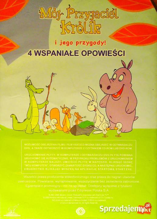 Płyta VCD Mój przyjaciel królik i jego przygody