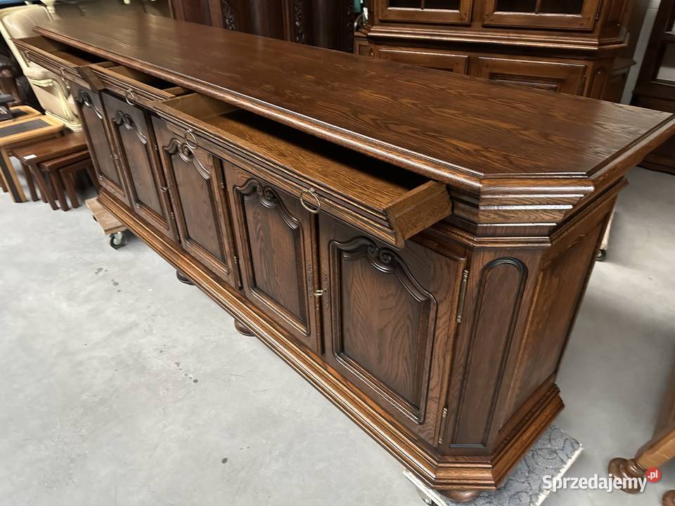 Masywna duża dębowa komoda 290 rozbieralna Sławoszewek