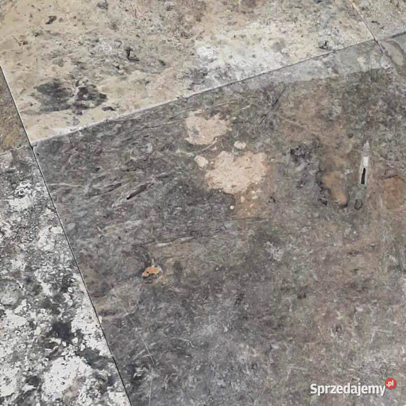 Płytki Trawertyn Silver Ash bębnowany 61x61x3 Kraków