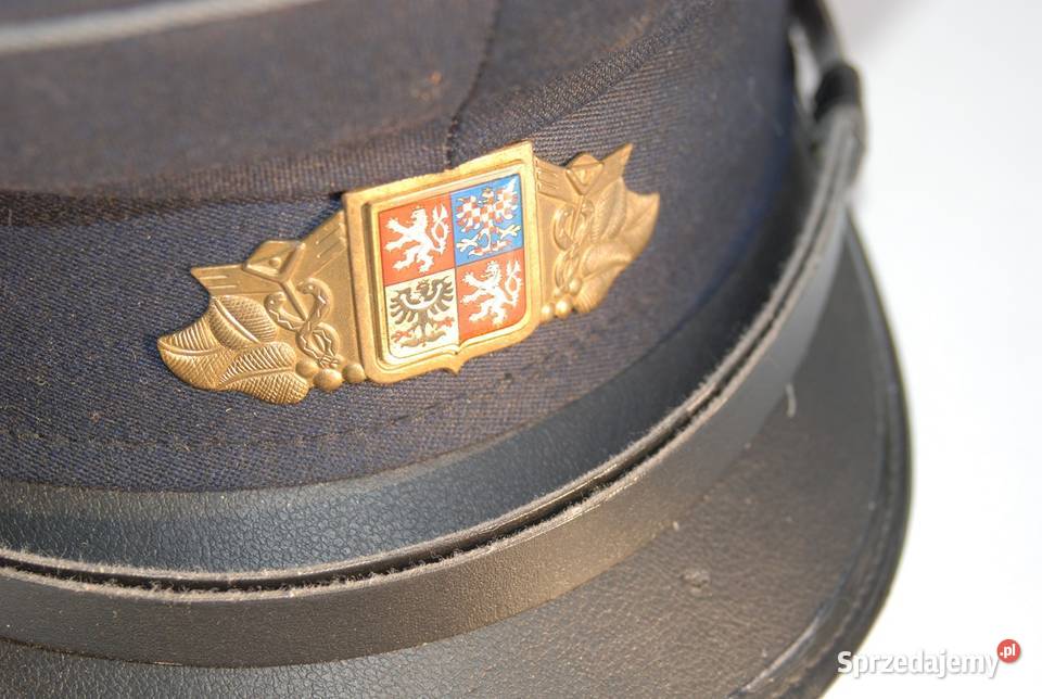 Stara czapka beret Czeski Celnik kolekcjonerska Cieszyn