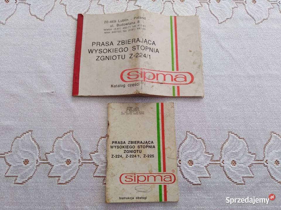 Sipma Z2241 prasa kostkująca Sipma podlaskie Mońki