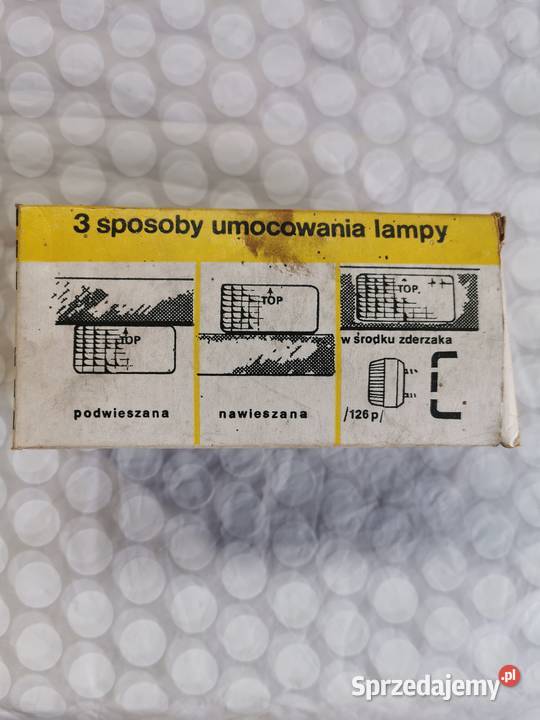 126p lampa biegu wstecznego biała plus czerwony lampy tylne sprzedam