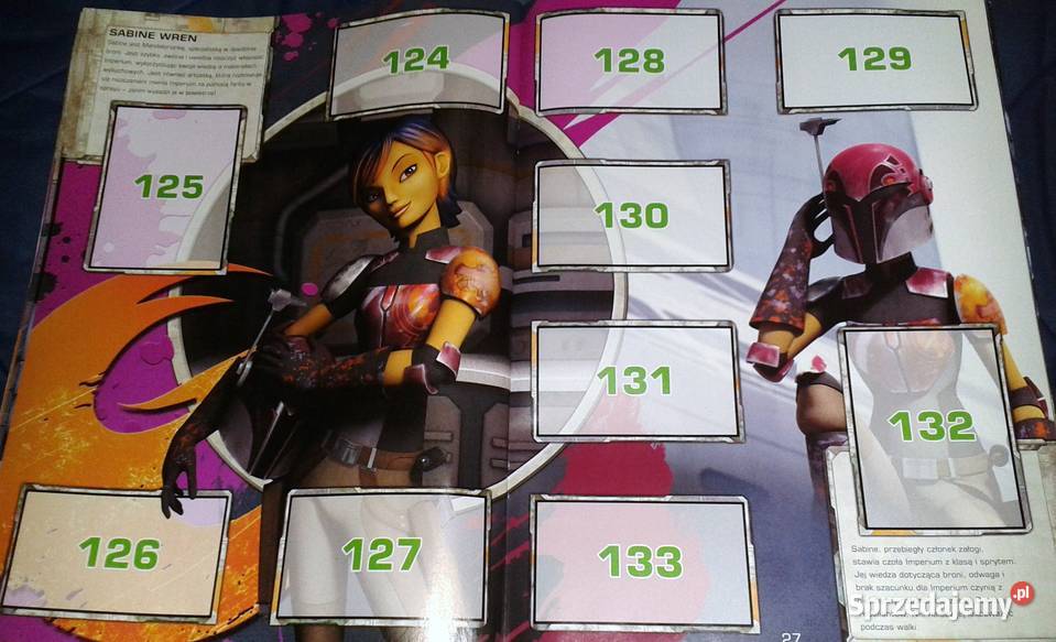 Star Wars Rebelianci Topps Album na naklejki miękka Chełm sprzedam