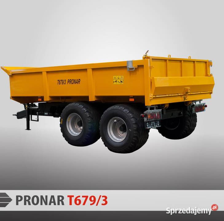 Przyczep PRONAR budowlana skorupowa kamieniarka łódzkie Łowicz