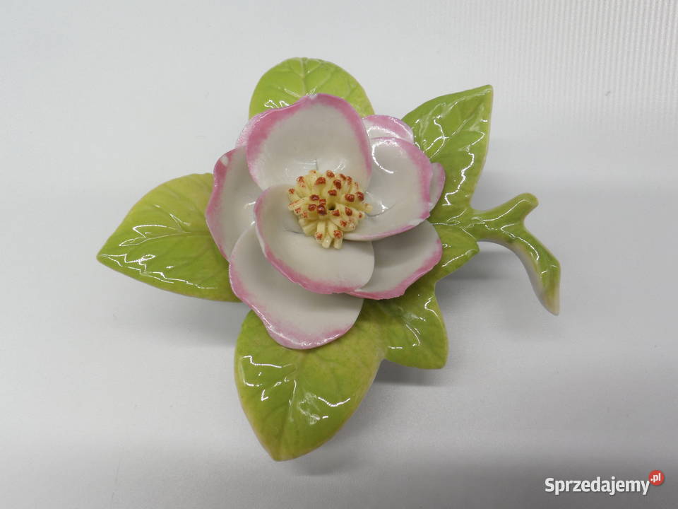 Figurka kwiat porcelana R Kammer Volkstedt Raszków
