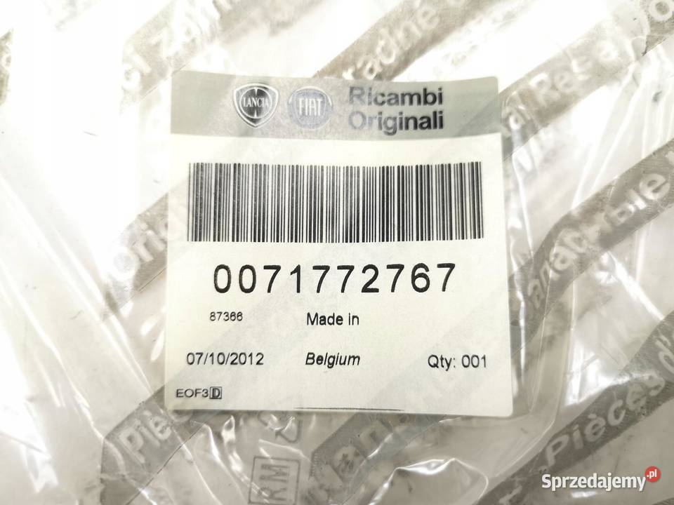 SEGREGATOR NA DOKUMENTY POJAZDU FIAT ORYGINAŁ osobowe