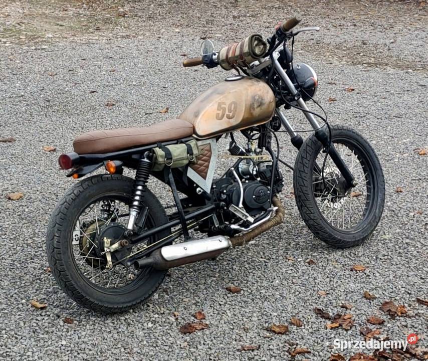 Cafe racer custom moretti 130 cc Brody