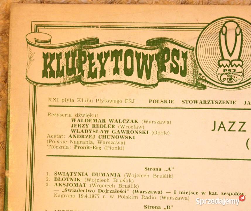 Jazz Odrą 77 Laureaci 1 płyta Szczecin