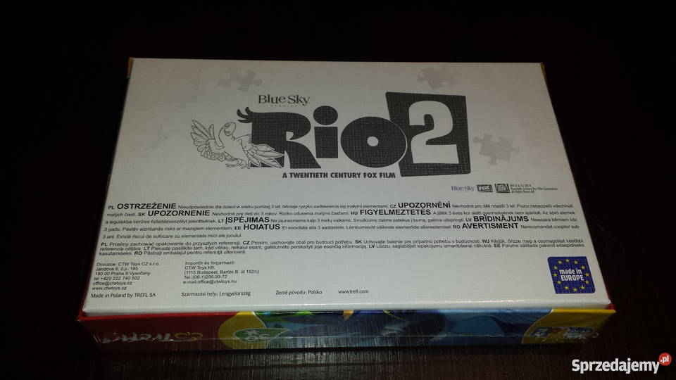 Puzzle Trefl Rio2 30 elementów Puzzle Katowice