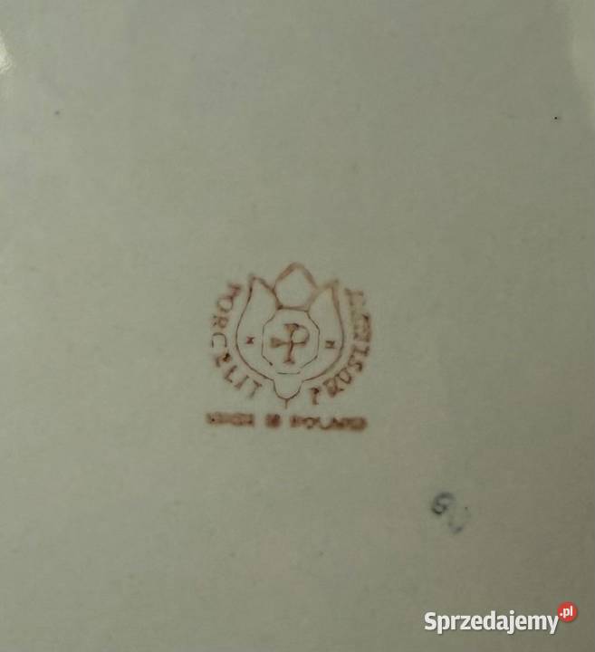 Talerz Porcelit Pruszków PRL minimalistyczny Kraków
