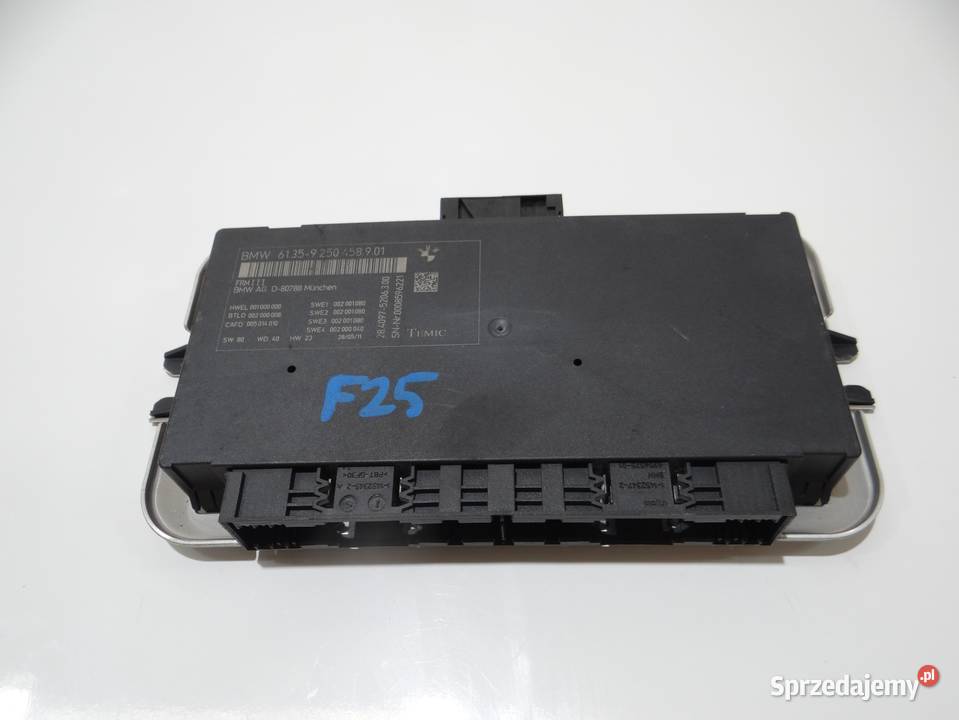 STEROWNIK MODUŁ ŚWIATEŁ BMW X3 F25 9250458 osobowe Strzyżewice