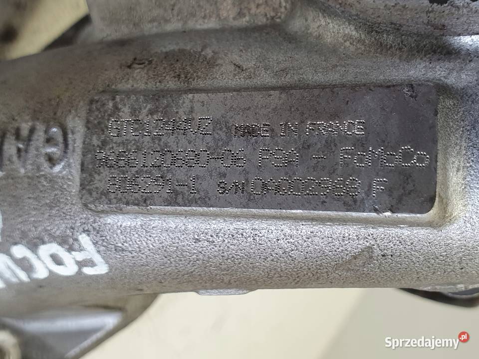 TURBOSPRĘŻARKA Ford Focus MK3 16 TDCI 9686120680 lubelskie