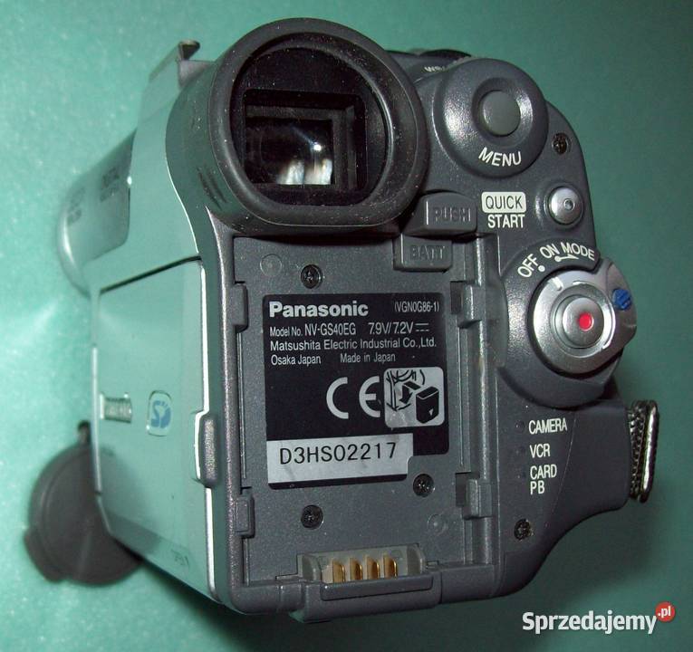 KAMERA Panasonic NVGS 40EG DVSD