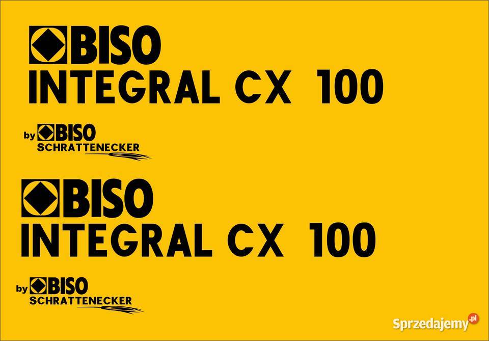 Naklejki Biso integral cx 100 zamienniki Pozostałe kujawsko-pomorskie Bydgoszcz